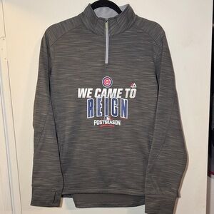 Chicago Cubs Postseason Pullover Quarter Zip